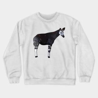 Okapi cartoon illustration Crewneck Sweatshirt